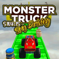 Monster Truck Stunts Sky Driving img